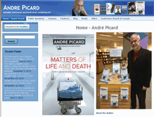 Tablet Screenshot of andrepicard.com